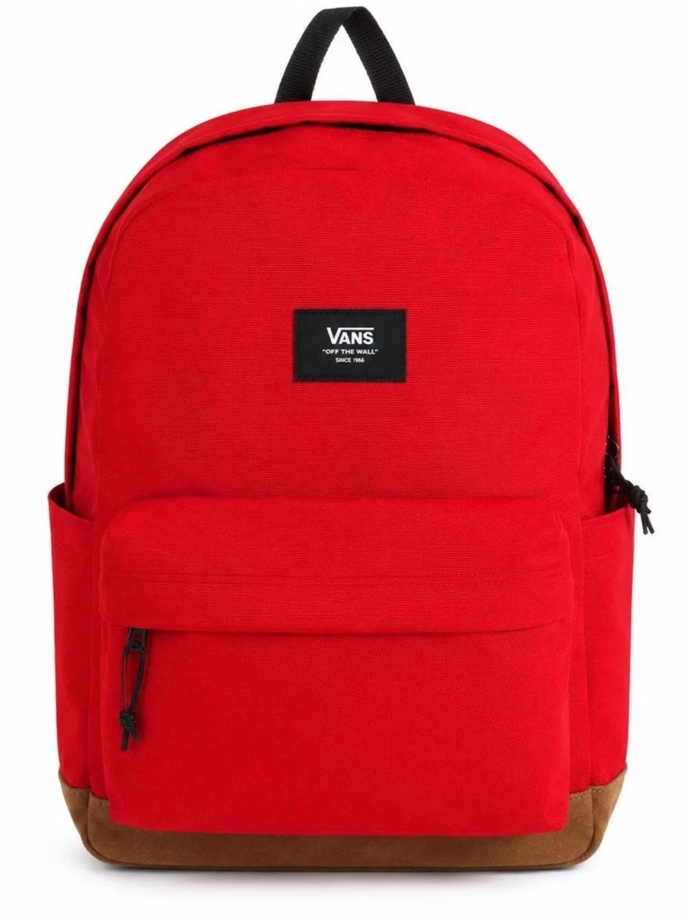 Vans Red Backpack with Brown Suede Base